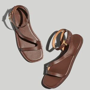 NWOT Madewell Mabel Asymmetric Strap Sandals